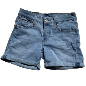 Cuffed Levi Denim Shorts